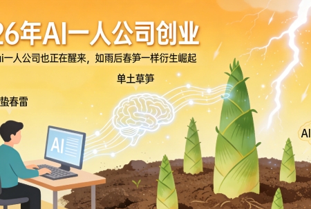 2026 超级个体崛起：AI 一人公司横扫全国创业市场，政策 + 工具 + 案例三重赋能