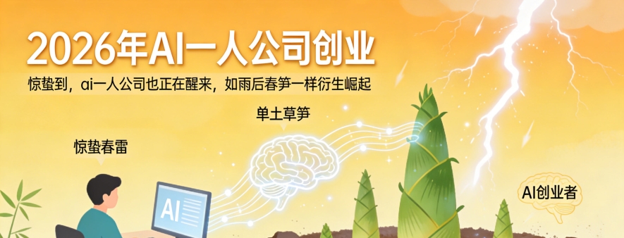 2026 超级个体崛起：AI 一人公司横扫全国创业市场，政策 + 工具 + 案例三重赋能