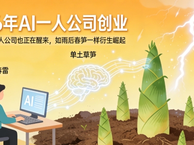 2026 超级个体崛起：AI 一人公司横扫全国创业市场，政策 + 工具 + 案例三重赋能