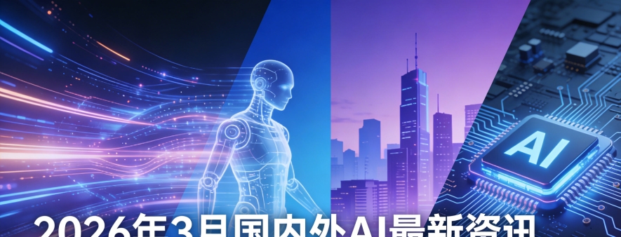 速看！2026 年 3 月最新国内外 AI 动态，大模型 / 机器人 / 算力全梳理